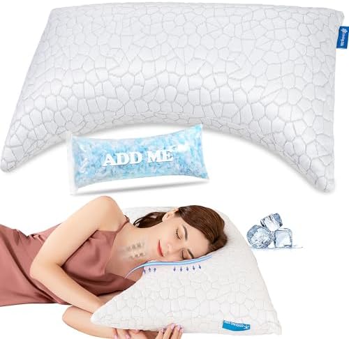 Comfortable Side Sleeper Pillow for Anti-Wrinkle Sleep and Skin Care, Soft Material