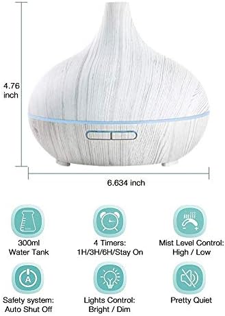 300ml Compact Essential Oil Diffuser and Cool Mist Humidifier for Small Rooms - Image 3