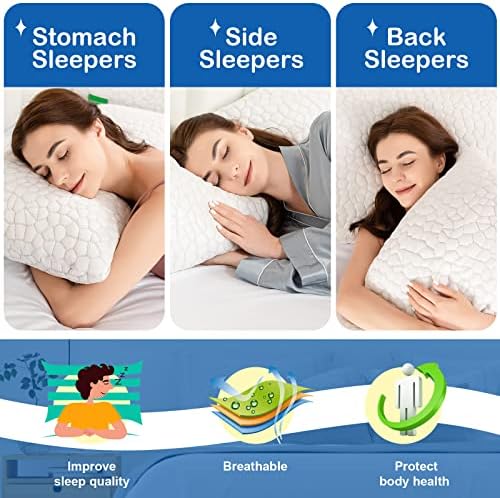Comfortable Side Sleeper Pillow for Anti-Wrinkle Sleep and Skin Care, Soft Material - Image 6