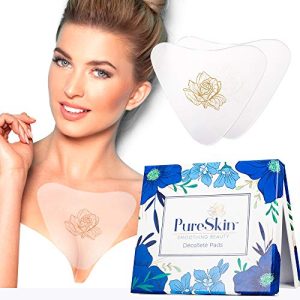 Reusable Silicone Chest Pads 2 Pack for Wrinkle Prevention Soft Comfortable