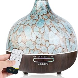 300ml Cool Mist Glass Ultrasonic Essential Oil Diffuser for Home Use