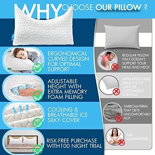 Comfortable Side Sleeper Pillow for Anti-Wrinkle Sleep and Skin Care, Soft Material - Image 7