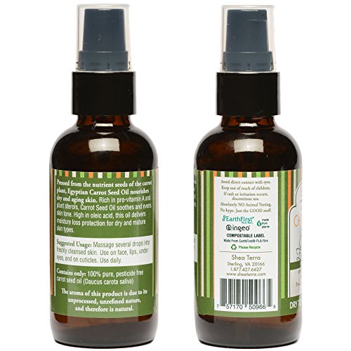 Shea Terra 100ml Carrot Seed Oil for Deep Skin Nourishment and Hydration - Image 2