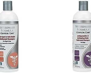 Itchy Skin Relief Dog Shampoo 16 oz Gentle Anti-Dandruff Formula