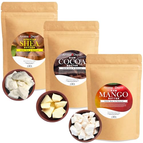 Cocoa Butter Lip Balm Kit for Soft Moisturized Lips 3 Pack