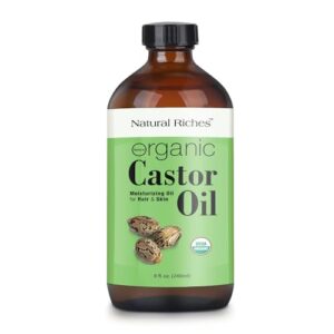 Nourishing Coconut Black Castor Oil for Hair Growth - 8 oz Bottle