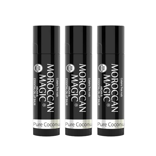 Natural Coconut Lip Balm 0.15 oz for Hydrating, Soft, and Smooth Lips