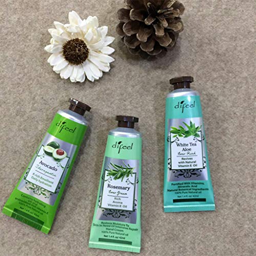Difeel Organic Olive Oil Hand Cream 8 oz Hydrating Lotion for Dry Skin - Image 2