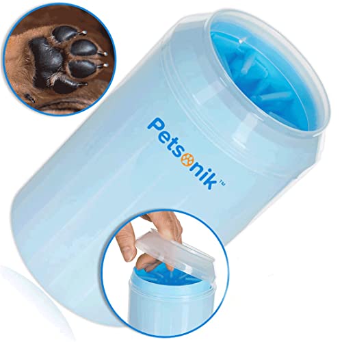 Dog scrub for clean paws.