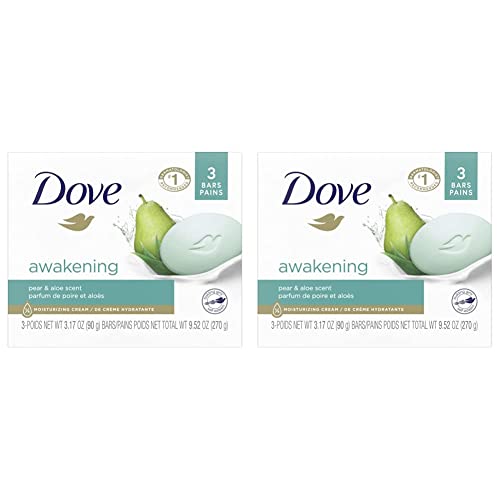 Moisturizing pear-scented body wash by Dove.