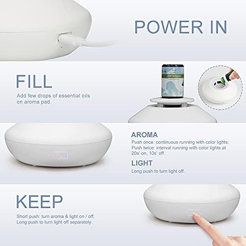 Simplers 300ml Ultrasonic Mist Oil Diffuser for Home and Office Use - Image 4