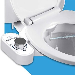 Toilet spray eliminates bathroom odors.