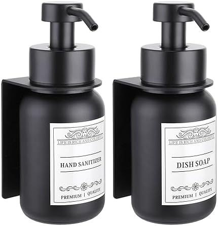 Wall Mounted Soap and Hand Cream Dispenser Refillable Liquid Dispenser