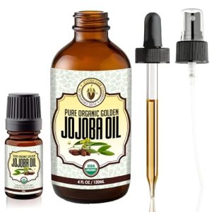 Cold-Pressed Pure Jojoba Oil 100ml for Natural Skin and Hair Care
