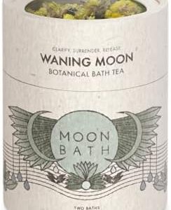 Smoke-scented bath salts for a relaxing soak.