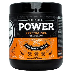 Dark Brown Hair Edge Control Gel for Smooth Styling - 4 oz