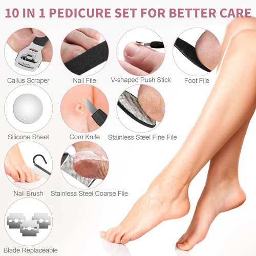 Rechargeable Electric Manicure Pedicure Kit with Multiple Attachments for Home Salon Use - Image 6