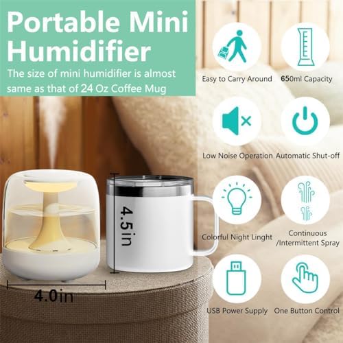300ml Essential Oil Diffuser Humidifier for Home and Office Use - Image 4