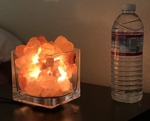 Aromatherapy Salt Lamp with Integrated Essential Oil Diffuser and Adjustable Brightness - Image 2