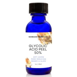 Effective at-home glycolic skin peel for smoother skin.