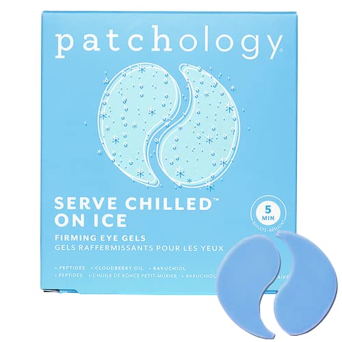 Ice facial for anti-aging benefits.
