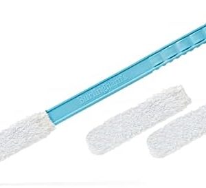 Foot scrub body wash for exfoliating and softening feet.