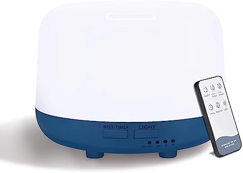 Essential oil diffuser with misting feature.