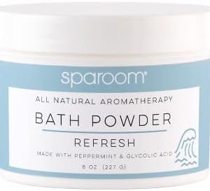 ?Relaxing and refreshing peppermint bath salt soak.?