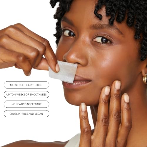 No Mo-Stache Lip Wax Strips 2 Pack for Smooth Skin Application - Image 3
