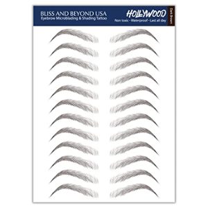 Waterproof brow gel for tattoo studio quality brows.