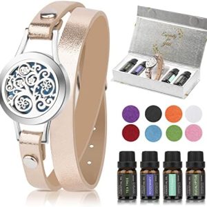 Romanda Aromatherapy Essential Oil Diffuser Bracelet