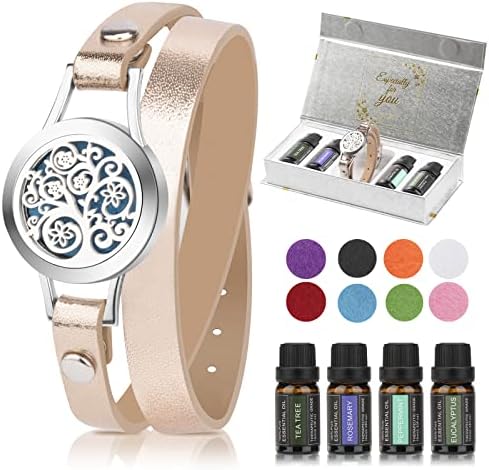 Romanda Aromatherapy Essential Oil Diffuser Bracelet