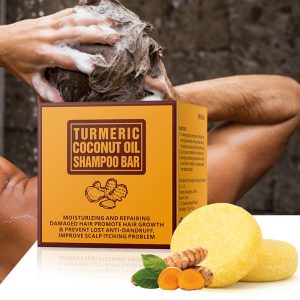 Anti Dandruff Solid Shampoo Bar for Flake Control, Sulfate-Free Formula, 3.5 oz