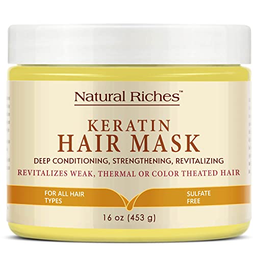 8 oz Homemade Anti Frizz Hair Mask Natural Ingredients for Smooth Shiny Hair