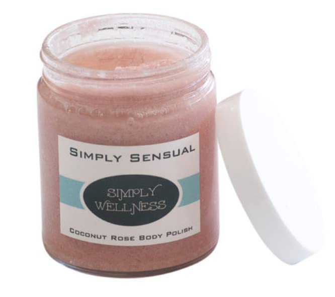 Hydrating rose water scrub for smooth skin.
