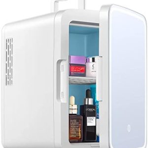 Mini fridge for storing lip balms.