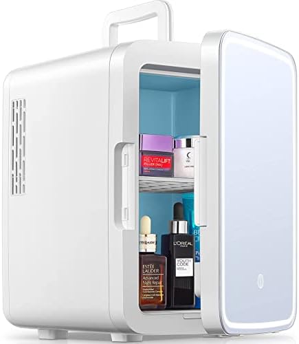 Mini fridge for storing lip balms.