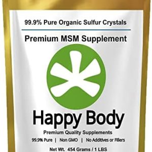 Moisturizing body cream with MSM properties.