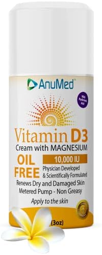 Moisturizing cream with Vitamin D3 for skin health.