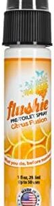 Orange-scented spray for masking bathroom odors.