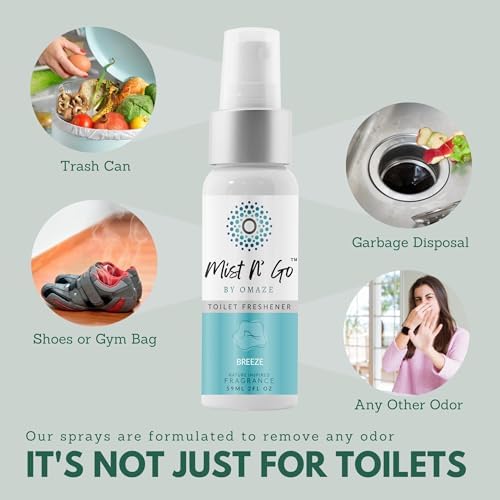 OMAZE Travel Bathroom Spray for Poop Odor Eliminator - Image 5