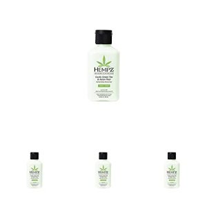 Hempz Herbal Body Moisturizer with Hemp Seed Oil, Green Tea & Asian Pear, 4-Pack
