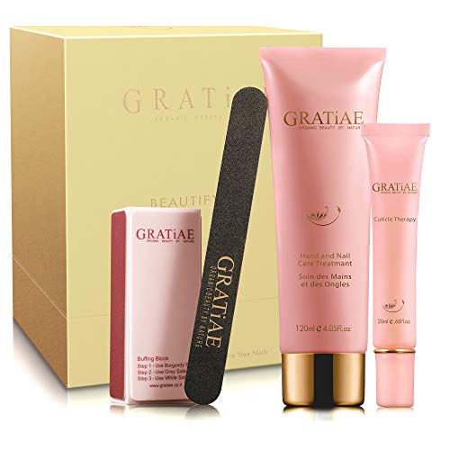 Organic Beauty Nail Buffer Kit ? Manicure Set, Green Tea