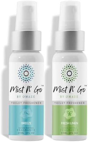 OMAZE Travel Bathroom Spray for Poop Odor Eliminator