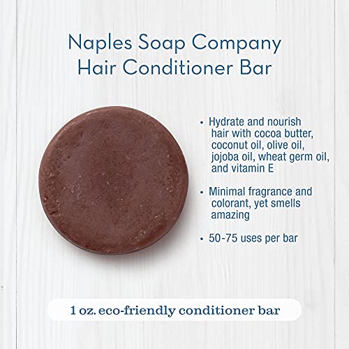 Naples Soap Co. Protein Hair Conditioner Bar 1oz Natural Formula - Image 4