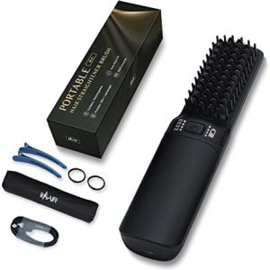 Frizz Fighting Electric Hairbrush for Smooth, Silky Hair