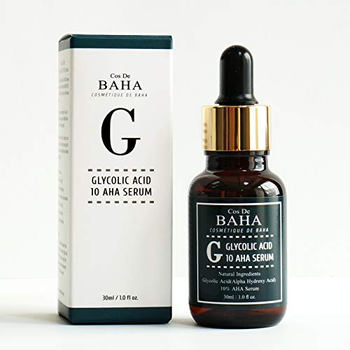 10% AHA Peel Serum 1 Fl Oz for Acne Scar Treatment