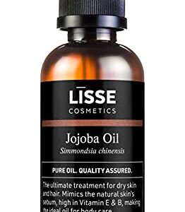 Pure Jojoba Oil 4 oz Bottle Cosmetic & Therapeutic Grade