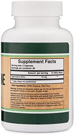 10mg Spermidine Supplement ? 120 Capsules Double Wood - Image 3