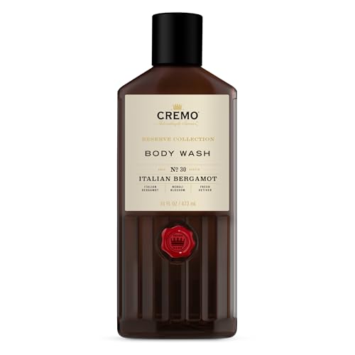 Cremo Italian Bergamot Body Wash, Men, 16 Fl Oz